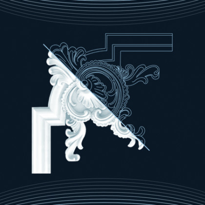 Patterned Moulding Corner