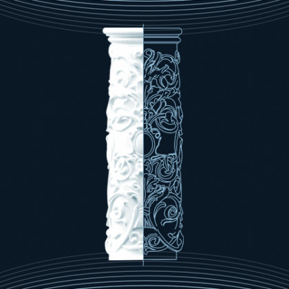 Patterned Column Base