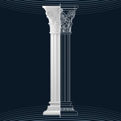 dairesel kisa roma sutun