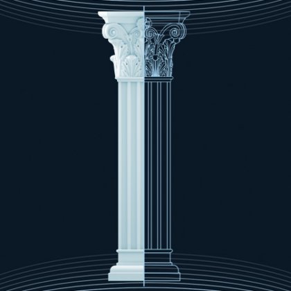 pilaster kisa roma sutun