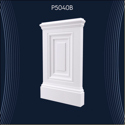 Baze Coloane  Poliuretan P5040B și Capitale Decorative: Soluții Elegante pentru Colțoane Decorative - Modele și Idei de Decorare Design