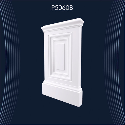 Baza Coloanei Pilastri din Poliuretan P5060B: Material Durabil pentru Decor Interior și Exterior - Modele și Idei de Design Decorativ