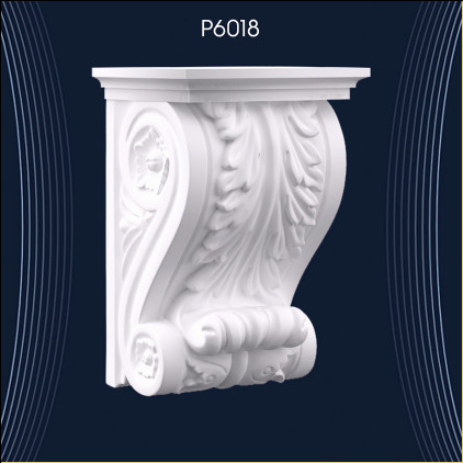 P6018 Poliuretan Consola Modele Corbel din Poliuretan P6018 și Suporturi de Perete din Poliuretan P6018: Design Estetic și Funcțional în Modele de Decor și Idei de Decorare