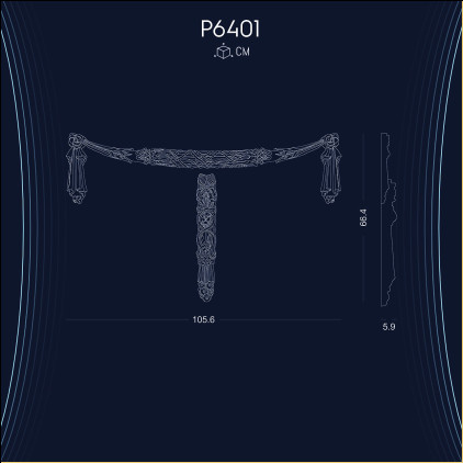 Poliuretan Decorativ P6401 - De Ce Să Alegeți Această Ornamentație: Calitate Excepțională și Modele de Stil Pentru Designul și Ideile de Decor