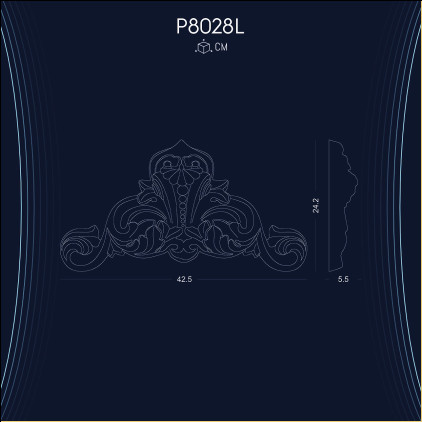 Decorarea cu Poliuretan P8028L: Frumusețe și Complexitate în Designul Pereților - Idei și Modele de Decor Interior