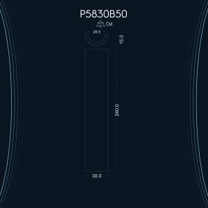 Polyurethane Plain Column P5830B50 Design in Landscaping: Discovering Aesthetics and Utility P5830B50 Decoration Models Design and Inspiration Ideas