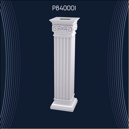 P84000I Coloană din poliuretan. Coloană decorativă Ionic, doric , corintică 