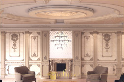 Un loc fascinant cu un design interior clasic, reflectarea esteticii atemporale În acest proiect, se creează o atmosferă atemporală cu estetica fascinantă a designului interior clasic Atenția la detalii aduce un aspect sofisticat spațiilor prin evidențierea eleganței și a texturii istorice Paleta de culori aduce căldură și lux spațiilor cu tonurile sale bogate. Acest proiect își propune să ofere o experiență estetică de neuitat, combinând atracția nostalgică a designului interior clasic cu spațiile de locuit moderne.