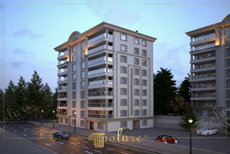 Proiecte clasice de fațadă a clădirii Tarda cu Polure, sclipirea timpului și atingeri moderne în arhitectură Polure reunește strălucirea timpului și tușele moderne în arhitectură cu proiectele de fațadă a clădirilor în stil clasic distribuite pe sit