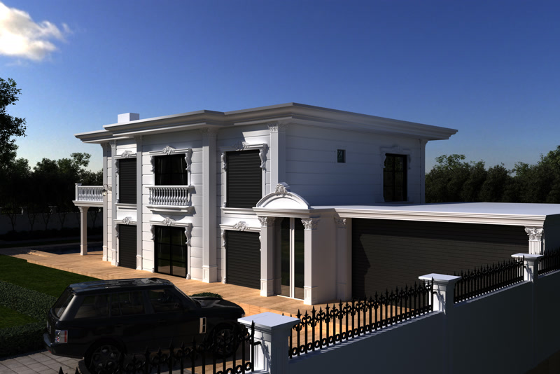 Pearl of Elegans Luxury Classic Villa Exterior Designs Polyurethane fluted floor models, floor wiper models prices. Luxurious classical villa exterior designs are a masterpiece