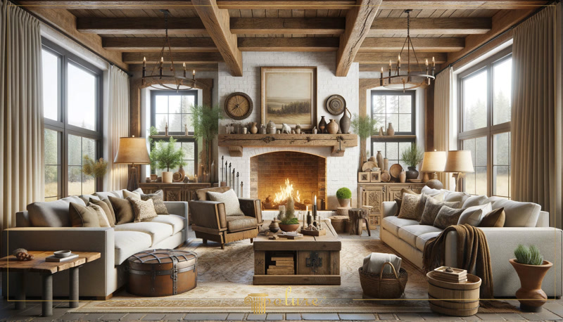 Sugestii de decorare a grinzilor din poliuretan și a căpriorului din bușteni pentru casa ta rustică Decorul rustic este una dintre cele mai bune modalități de a adăuga liniște și căldură casei tale, cu materiale naturale și palete de culori c