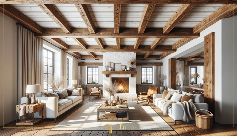 Atingerea magică a zonelor rustice Decorarea cu grinzi din poliuretan și căpriori din bușteni Decorul rustic este o formă de artă care aduce o atmosferă autentică în case, aducând căldura texturilor și materialelor naturale în spațiil