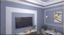 Modele creative de sufragerie pentru interioarele dvs., combinând confortul și estetica Designul interior al camerei de zi creează o atmosferă caldă, combinând confortul și eleganța, paleta de culori ale mobilierului și iluminatul îți fac camera de zi primitoare. Funcționalitatea și detaliile estetice vă permit să trăiți momente plăcute în acest spațiu camera devine un spațiu special care reflectă stilul tău de viață și gusturile personale