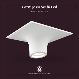 Cornișe cu Scafă LED