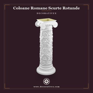 Coloane Romane Scurte Rotunde