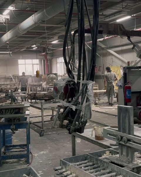 Utilaje și instalații din zona de producție a fabricii Polure.