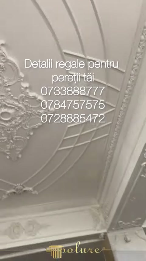 Modele de rozete din poliuretan Polure pentru tavane elegante