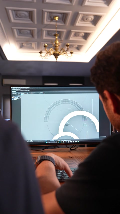 Proiectarea tehnică pe calculator a componentelor pentru un profil arcuit.