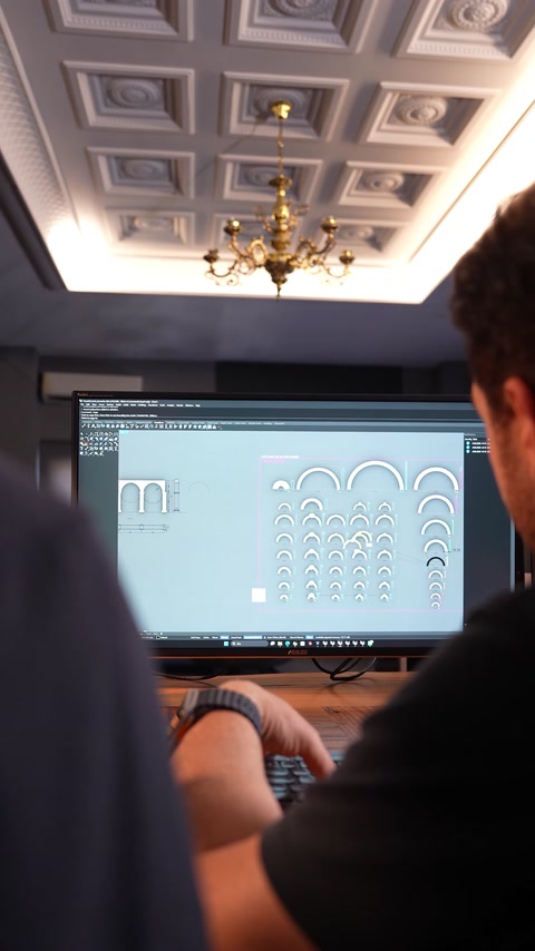 Bibliotecă digitală cu variante de ornamente curbe pentru proiectare.