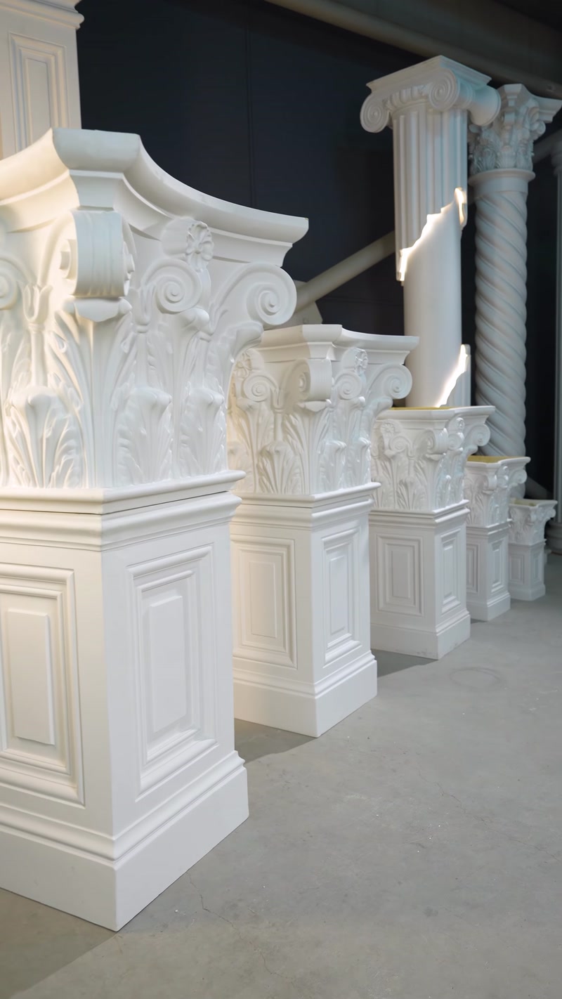 Capiteluri de coloane Polure în dimensiuni variate pentru proiecte spectaculoase