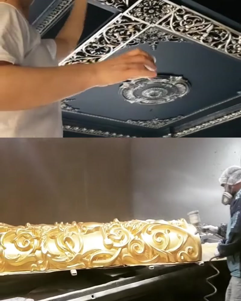 Vopsele Decorative Polure: Eleganța Aurului și Argintului pentru Interior și Exterior