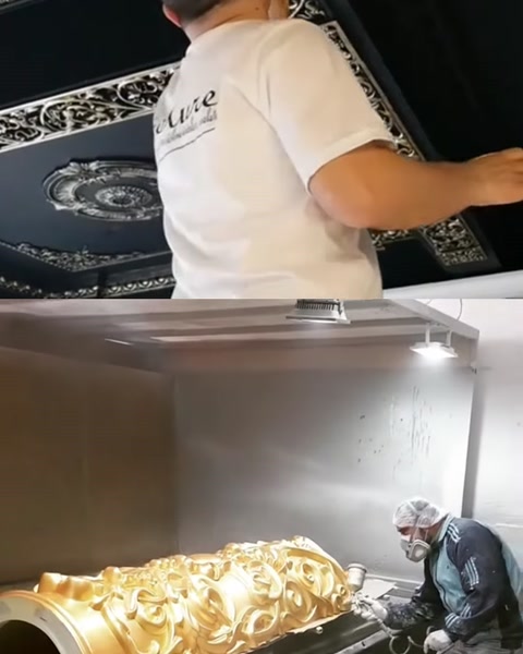 Vopsele Decorative Polure: Eleganța Aurului și Argintului pentru Interior și Exterior — 0:07