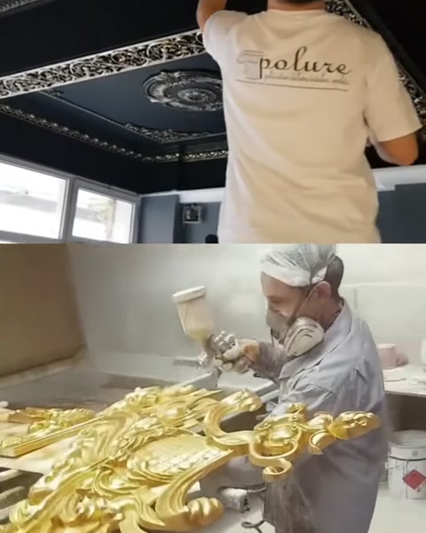 Vopsele Decorative Polure: Eleganța Aurului și Argintului pentru Interior și Exterior — 0:31