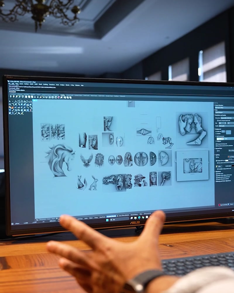 Panouri relief din poliuretan CNC – producție personalizată pe orice dimensiune
