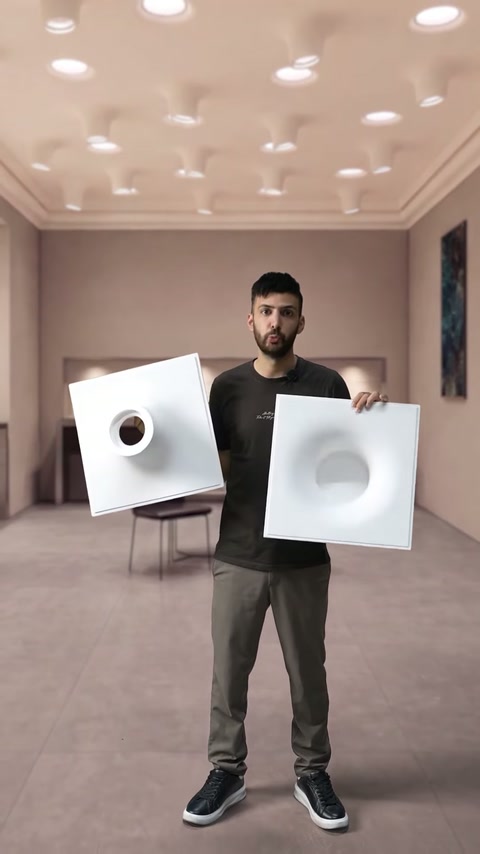 Panoul cu deschidere circulară este apropiat de modelul cu adâncitură.