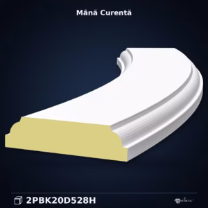 Mână Curentă Poliuretan 28x133x5 cm pentru Balustradă