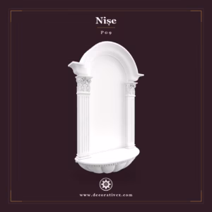 Nisa Decorativa de Perete Poliuretan P09 25x68x107 cm