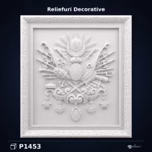 Panou Decorativ 3D din Poliuretan cu Relief 105x96 cm