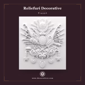 Panou Relief Decorativ Blazon Poliuretan 82x73 cm
