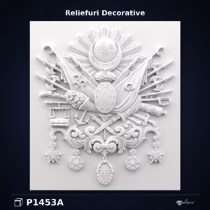 Panou Relief Decorativ Blazon Poliuretan 82x73 cm