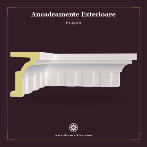 Ancadrament Poliuretanic Profilat cu Stripe Verticale 14x240 cm