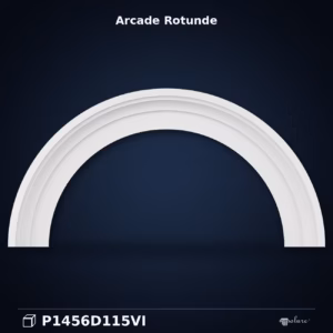Arcadă Rotundă Curbată din Poliuretan 14x155x78 cm