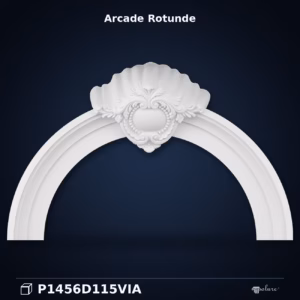 Arcadă Rotundă din Poliuretan 27x155x98 cm Decorativă