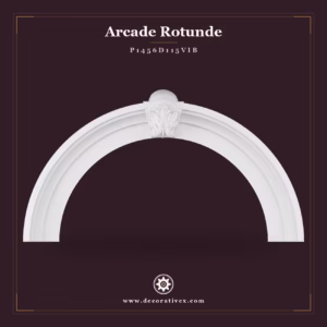 Arcadă Semicirculară Poliuretan 21x155x84 cm Decorativex