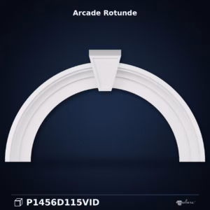 Arcada Rotunda din Poliuretan 17x155x87 cm Decorativa