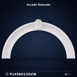 Arcadă Decorativă Curbată din Poliuretan 21x175x94 cm