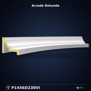 Arcuitor Decorativ Curbat din Poliuretan 14x111x30 cm
