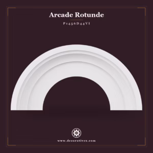 Arcadă Curbată Rotundă din Poliuretan 14x84x42 cm