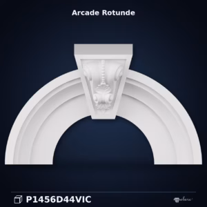 Arcada Decorativa din Poliuretan cu Cheie de Volta 22x84x42 cm