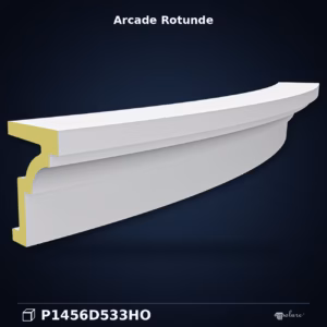 Arcada Decorativa Curbata din Poliuretan 23x145x20 cm