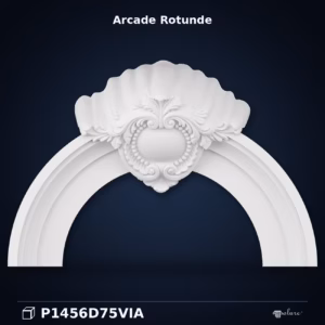 Arcada Decorativa Coroana Poliuretan 27x115x78 cm