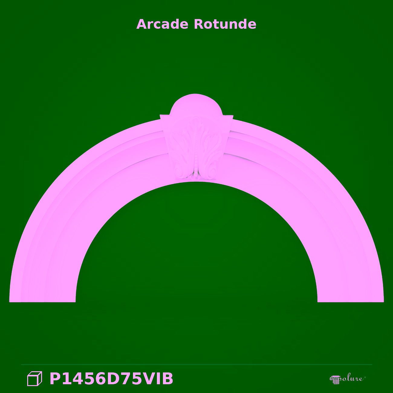 Arc de Trecere Poliuretan 21×115 cm cu Cheie de Boltă