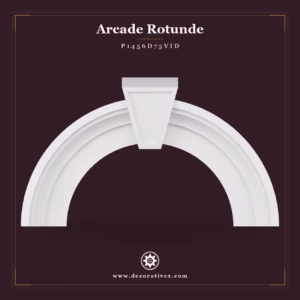 Arcadă Curbată cu Cheie de Boltă Poliuretan 17x115 cm