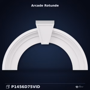 Arcadă Curbată cu Cheie de Boltă Poliuretan 17x115 cm