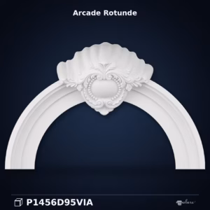 Arcadă Decorativă din Poliuretan cu Motiv Scoică 135 cm