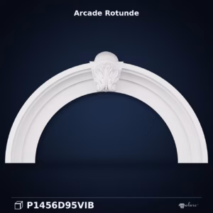 Arcada Decorativa Poliuretan cu Cheie de Bolta 135x74 cm